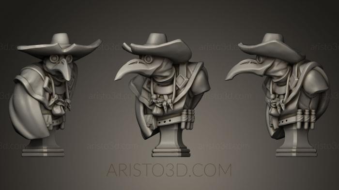Busts of heroes and monsters (BUSTH_0108) 3D model for CNC machine